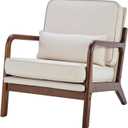 DUMOS Mid Century Accent Chairs Set of 1, 16'' Seat Height Lounge Chair