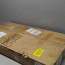 Wooden High Chair with TrayAdjustable & Convertible Highchair for Toddlers,Children&AdultsIncludes Safety HarnessWaterproofNatural Wood(Geometric Pink & White Cushion)