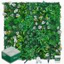 Grooy Artificial Hedge Grass Wall, Green Wall Panels 20"x20"(8pcs), Greenery Wall Backdrop, UV Protected Privacy Fence Screen, Green Wall Decor for Outdoor Indoor Wedding Décor
(Dracaena)