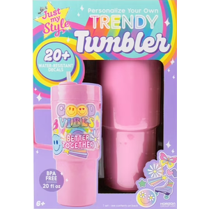 Just My Style Personalize Your Own Trendy Pink Tumbler