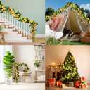 Naidiler Vibrant Full Sunflower Garland for Decoration, 6.2Ft Pretty Sunflower Vine for Wedding Baby Shower Boho Birthday Party Table Room Backdrop Dcor