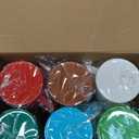 Suclain 12 Pc Christmas Plastic Mugs 15 oz Christmas Mug Set Holiday Plastic Coffee Cups with Handle Santa & Snowman Mugs for Winter Holiday Party Supplies, 6 Styles