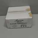 Liacere 200PCS Silver Plastic Spoons - Heavy Duty Disposable Spoons - dessert Spoons for Wedding & Party & New Year & Valentine's Day& Christmas