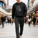 Men's Fleece Lined Joggers  Stretch Thermal Athletic Sweatpants Tapered Fit with Zipper Pocket for Running Gym (XXXL)