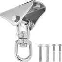 MAKELEN Heavy Duty Swing Hangers for Wooden Sets 2000 LB Capacity 360 Swivel Stainless Steel Swing Hardware for Porch/Playground/Yoga/Heavy Bag