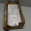 Homode Kitchen Countertop Organizer Corner Shelf, Bathroom Counter Organizers and Storage, 3 Tier Wood Shelf Organizer Space Saver for Make Up, Dresser Table, Desktop, White (White, With Hooks)