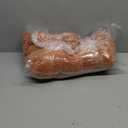 CREVENT Farmhouse Rust Chenille Throw Blanket for Couch Sofa Chair Bed Home Decoration, Soft Warm Cozy Knit Blanket for Spring (50''X60'' Caramel / Brown / Burnt Orange)