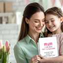 4 x Funny Favorite Child Mothers Day Card, Happy Mother's Day Greeting Card with Envelopes, Thank You, Birthday Card for Mom from Daughter, Son