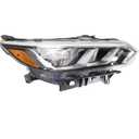 Passenger Side Headlight Assembly Halogen Compatible with 2020-2023 Nissan Sentra S SR SV NI2503276