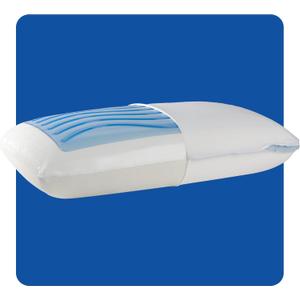 Sealy Dreamlife Standard Size Memory Foam Cooling Pillow with SealyChill Cooling Gel, Removable Machine-Washable Cover, Made in The USA