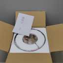 Ceiling Light Fixture, Hallway Ceiling Light with Gold Plate and Matte Black Shade, Modern Simple Style Porch Light Fixtures Semi Flush Mount (Black)