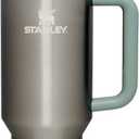 Stanley Quencher H2.0 Tumbler with Handle and Straw 40 oz | Flowstate 3-Position Lid | Cup Holder Compatible for Travel | Insulated Stainless Steel Cup | BPA-Free | Stainless Steel Shale