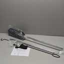 Pull Down Closet Rod 32-45 Inch, 44 lbs Capacity for Hanging Clothes, Polished Metal Wardrobe Lift Rail Organizer with Two-way Buffering, Side-Mounted for Cabinets/Wardrobes