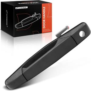 A-Premium Exterior Door Handle Front Driver Side Compatible with 2007 2008 2009 2010 2011 2012 2013 2014 Chevy Silverado 1500 Tahoe Suburban Avalanche & GMC Sierra Yukon, Black, # 15915106 20828237