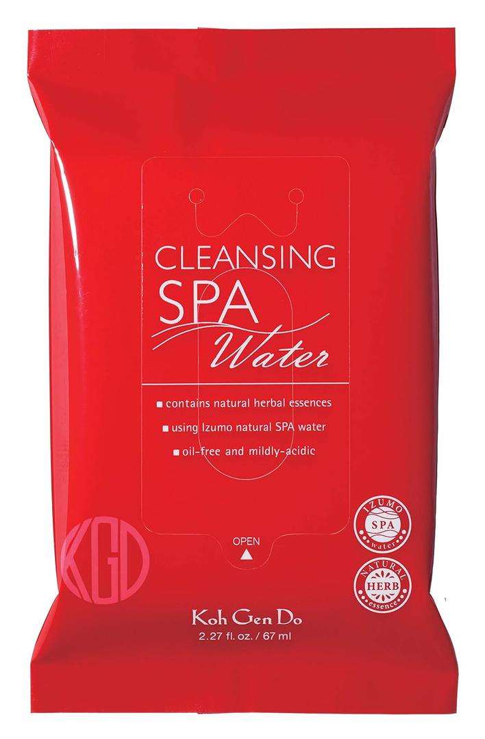 Koh Gen Do Spa Cleansing Water Cloth 1 Pack, 10 Cloths Per Pack