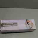 Tinkerz Pregnancy Pillow for Sleeping Memory Foam Pillow for Side Sleeper, Maternity Pillow Support for Back, Belly, Hips for Pregnant Women