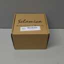 Selamica Ceramic Spoon Rest with Holder, 4.8 Inch Spoon Rest for Stove Top, Spoon Holder for Kitchen Counter, Coffee Spoon Holder, Utensil Rest for Cooking, Ladles, Tong, Set of 4, Assorted Colors