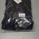 Tebreux Men's Winter Pea Coat Slim Fit Single Breasted Short Wool Jacket Woolen Trench Coat (Black, L)