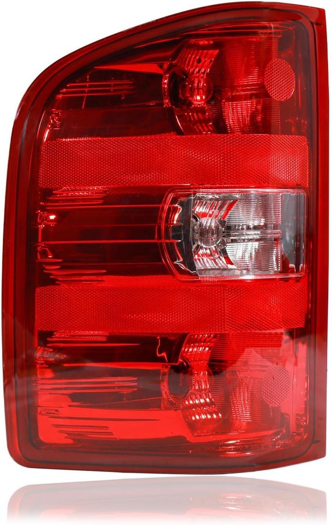 Left Tail lights Assembly Compatible with 2007-2013 Chevy Silverado 1500 2500HD 3500HD GMC Sierra 2500HD 3500HD Taillights Rear Light