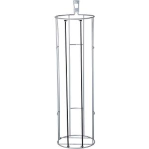 Rubbermaid Garage FastTrack Vertical Ball Rack, Satin Nickel, Wall Mounted Storage System, Holds up to 50 pounds, for Home/Garage, Silver