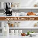 1000 Pcs 1 oz Mini Coffee Cups Disposable Espresso PaperMedicine Cups for Travel PicnicBathroom Mouthwash MugsBarbecue PartyClassic Style