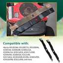4951003MA Mower Blades Compatible with Murray 42" Deck Lawn Tractor, Mulching Blades 95100E701 Fit for Murray 425303x92B 42571x31A 425000x8B Mowers (2 Pack)