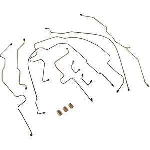 919-221 Cold Rolled Steel Brake Line Kit Replacement for 1997-2006 Jeep Wrangler TJ