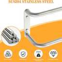 Alise Double Towel Bar,32 Inch Towel Racks for Bathroom, SUS304 Stainless Steel Towel Bar for Bathroom Wall,Quick Drying Bathroom Towel Holder,Long Bath Towel Hanger,Brushed Nickel