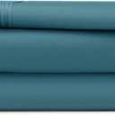 Cosy House Collection Everyday 1500 Series Bed Sheet Set - Ultra Soft & Cool Hotel Luxury Bedding - Deep Pocket - Wrinkle, Stain and Fade Resistant - 3 Piece Set (Twin, Deep Teal)