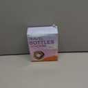 Travel Bottles with Case, 4x2oz TSA Approved, Leak-Proof, Press to Unlock, Compact & Portable Travel Toiletries (White)