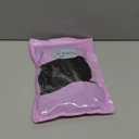 100PCS Large Cotton Ponytail Holders, Seamless Hair Ties, Elastics Hair Bands No Damage for Thick, Heavy and Curly Hair, 2 Inch Diameter by BAOLI (Black)