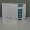 MaxGear Monthly Calendar Dry Erase Board for Wall, 16"x12" Small Hanging Double-Sided White Board, Portable Whiteboard for Planning, Drawing, Memo, to Do List, School, Home, Kitchen, Office