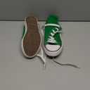 Womens High Top Canvas Sneakers, Lace up Fashion Tennis Shoes for Women Casual Classic Walking Shoe for Everyday Wear (8, Green)