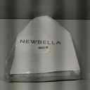 NEWBELLA Women's Vegan Leather Tote Bag with Multiple Pockets and Push-Lock Closure (Black)