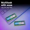 Crucial 32GB Single DDR4 3200 MT/S CL22 SODIMM 260-Pin Memory - CT32G4SFD832A", since product details shows CT32G4SFD832A