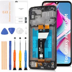 Original for Samsung Galaxy A14 5G LCD Screen Replacement with Frame SM-A146B/DS SM-A146P/DS SM-A146U1/DS 6.6" Display Replacement Screen Touch Digitizer Assembly Repair Kit Included
