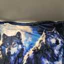 Wolf Throw Blanket - Soft Flannel Wolf Blanket for Teens, Adults, Women, Men - Warm Throw for All Seasons - 70"x50"