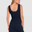 ANRABESS Womens Summer Dresses 2026 Bodycon Sleeveless Romper Skort Twist Waist Night Out Vacation Mini Dress Built in Shorts, XL