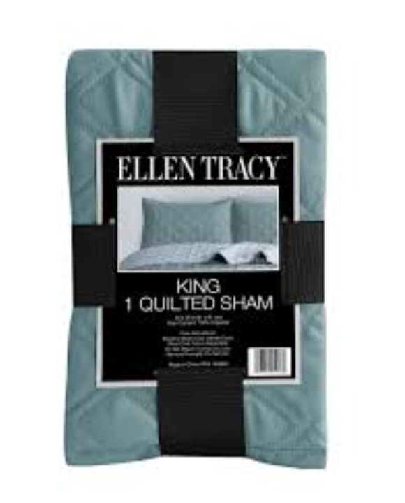 King 1 Quilted Sham 20x36in 100% Polyester