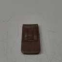 Holster for iPhone 16, 16 Pro, iPhone 15, 15 Pro, 14, 14 Pro, 13, 13 Pro, 12, 12 Pro, 11, Galaxy S25, S24, S23, Premium Leather Pouch with Belt Clip Phone Holster Belt Case, Light Brown -M