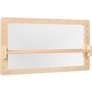 ECR4Kids Wall-Mounted Coordination Mirror, Balance Mirror, Natural