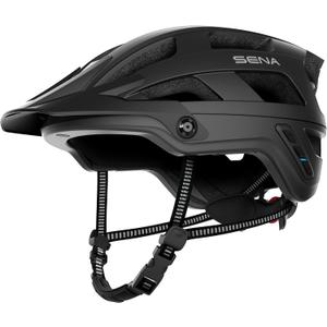 Sena M1 / M1 EVO Bluetooth and Mesh Intercom Smart Communications Mountain Bike Helmets (Medium, Matte Black)