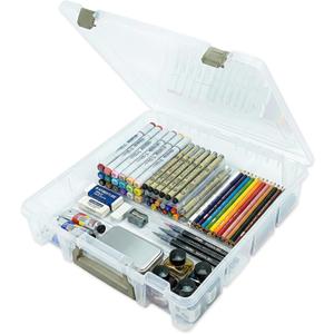 ArtBin Super Satchel 1-Compartment Craft Storage Box, Clear