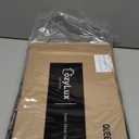 CozyLux Satin Sheets Queen Size Bed Set - 4 Piece Silky Queen Sheet Set, Luxury Brown Queen Sheets with Smooth and Soft Microfiber, Includes 1 Fitted Sheet, 1 Flat Sheet and 2 Pillowcases