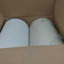 2 Pack Side Table with Marble Top End Tables - Round 17.72" Diameter x 20.47" Height with Elegant Iron Base for Living Room, Bedroom, and Office