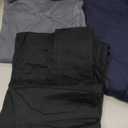 NEW YOUNG 3 Pack Women's Wide Leg Pants with Pockets High Waist Loose Sweatpants Casual Lounge Yoga Workout Palazzo (Medium, Black,navy Blue,dark Grey)