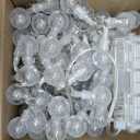 Metaku Globe Fairy Lights Battery Operated 33ft 80LED String Lights with Remote Waterproof Indoor Outdoor Hanging Decorative Christmas Lights for Home Party Patio Garden Wedding