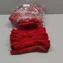 Lenwen 18 Pcs Large Red Christmas Velvet Bows Outdoor Big Christmas Tree Wreath Decorative Garland Red Velvet Bows for Gifts Indoor Outdoor Holiday Parties Xmas Decorations (26 x 12 Inch)