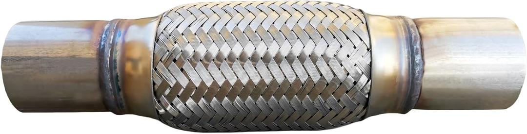 Exhaust Flex Pipe 1.75"X6"/10" Universal Type 100% Stainless Steel For Heavy Duty and Cars