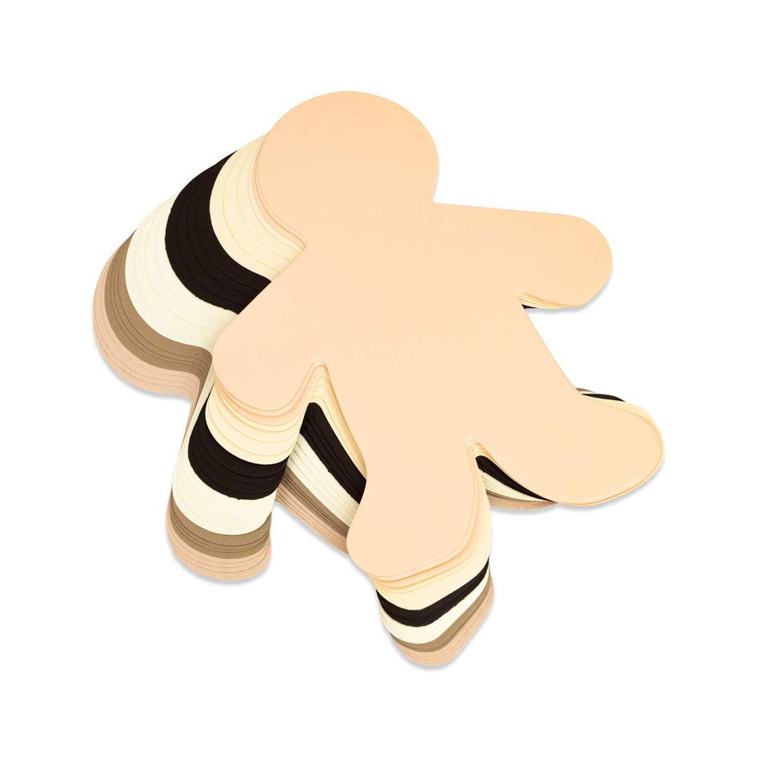 Hygloss Products HYG68216 People Cut-Out, 16" Me Kid, Grade: 9 (Pack of 24), Assorted